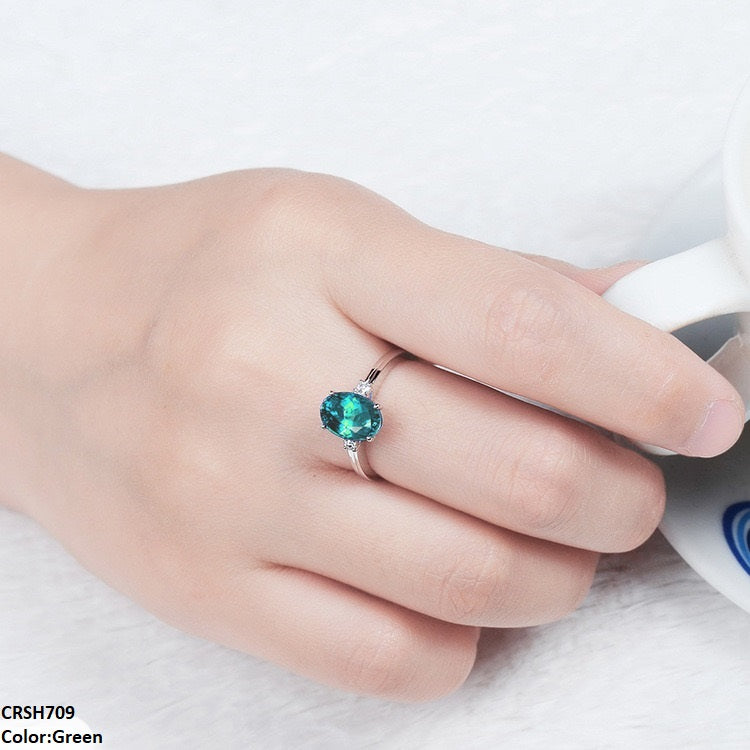 Oval Stone Ring Adjustable