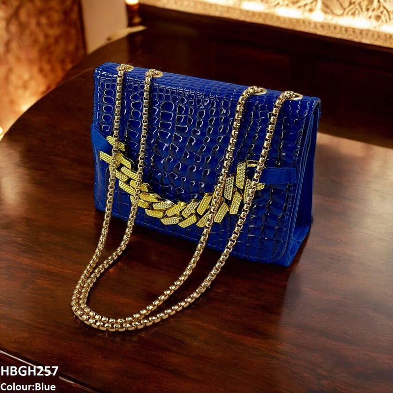 Acrylic Buckle Chain Hand Bag