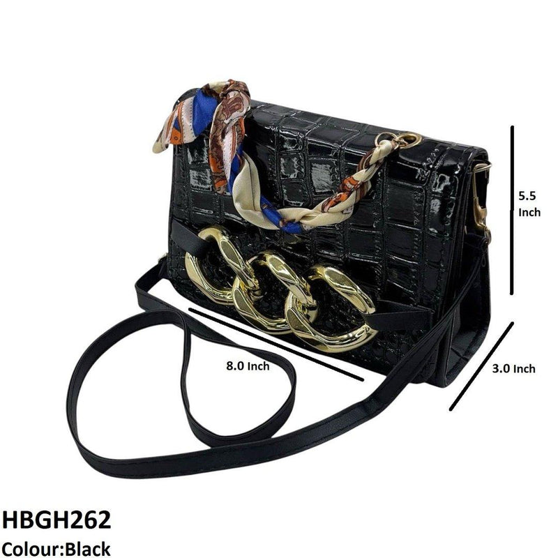 Scarf Linked Chain Bag
