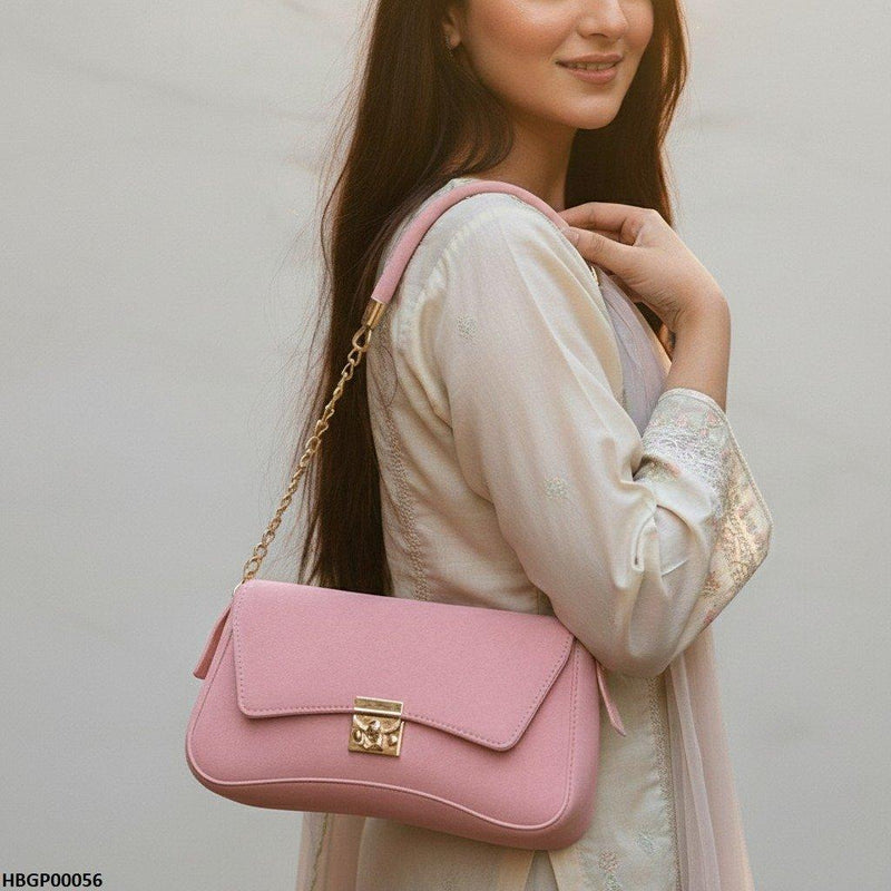Curved Armpit Ladies Handbag