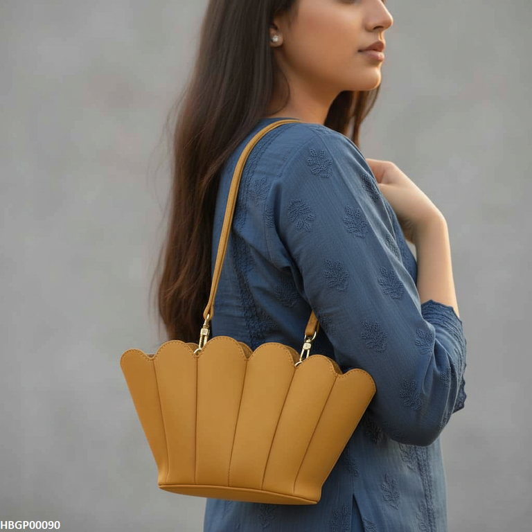 Velvet Shell Ladies Handbag