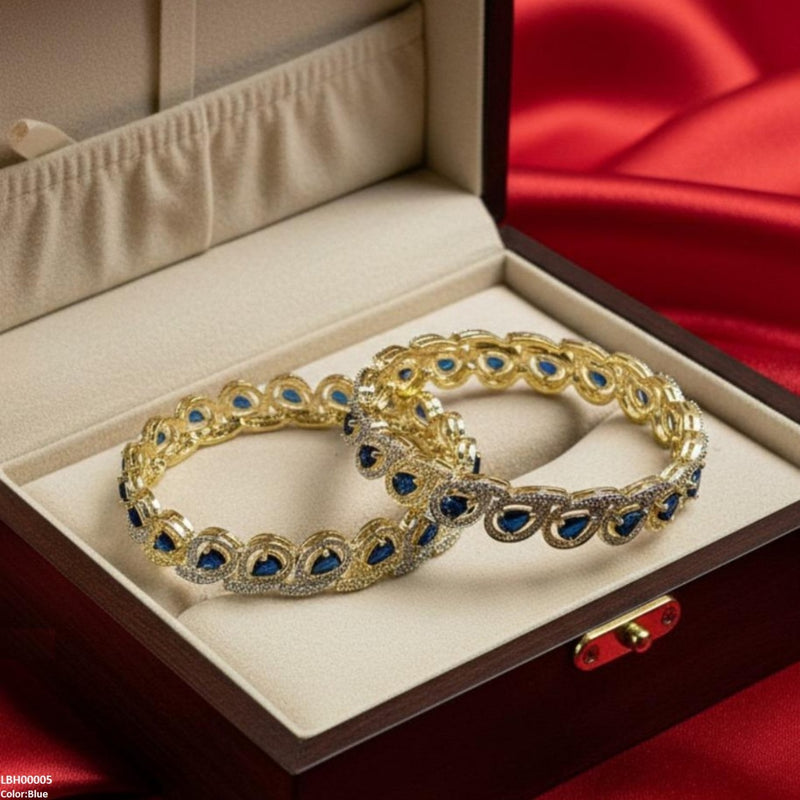 Tear Stone Bangle Set