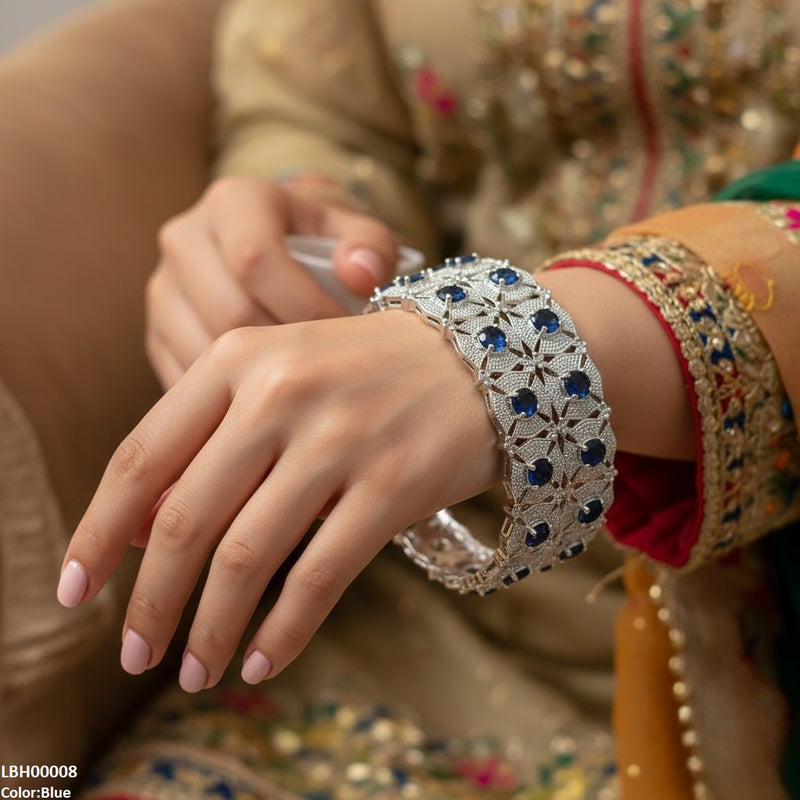 Round Flower Bangle Set
