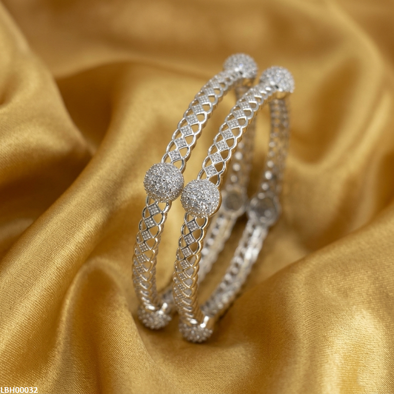 Square Round Bangles Set