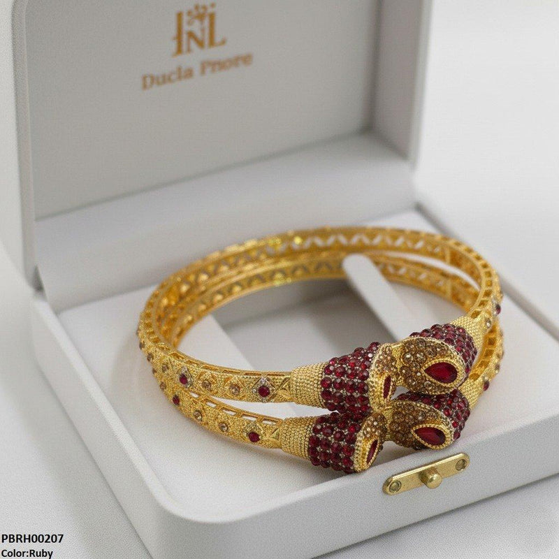 Tear Stone Bangle Set