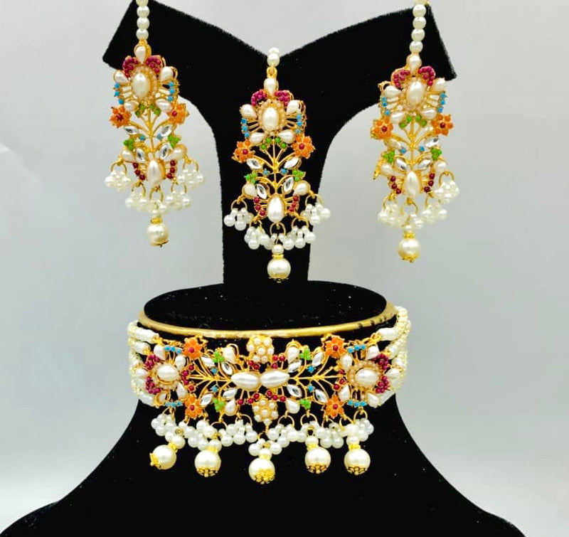Flower Neck Choker Set