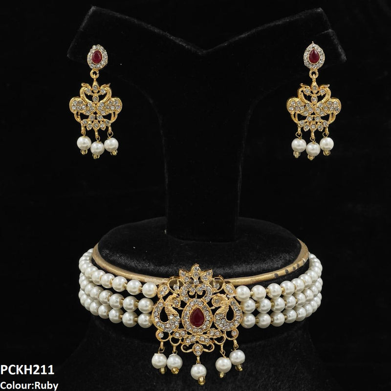 Pear/Flower Choker Set