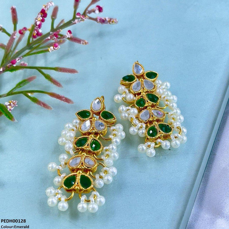 Tear Pearl Drop Earrings