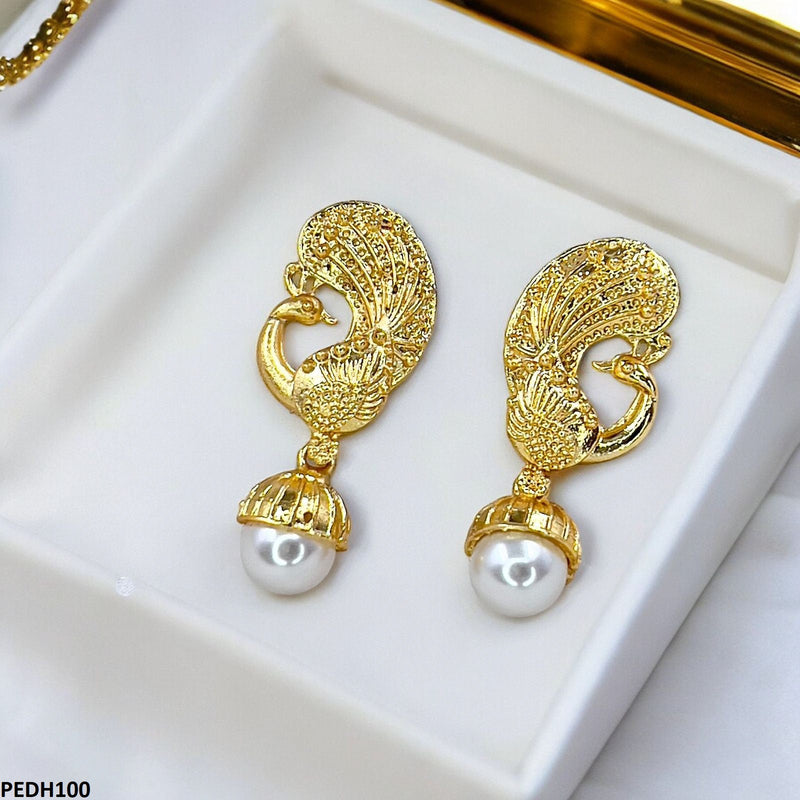 Peacock Pearl/Drop Earrings