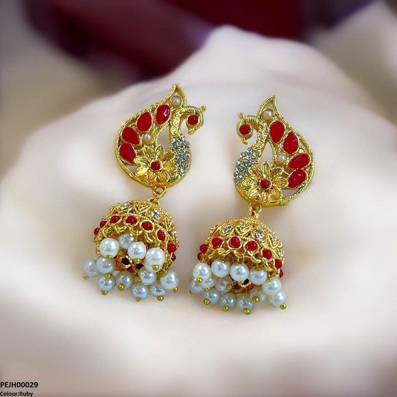 Peacock Jhumki Drop