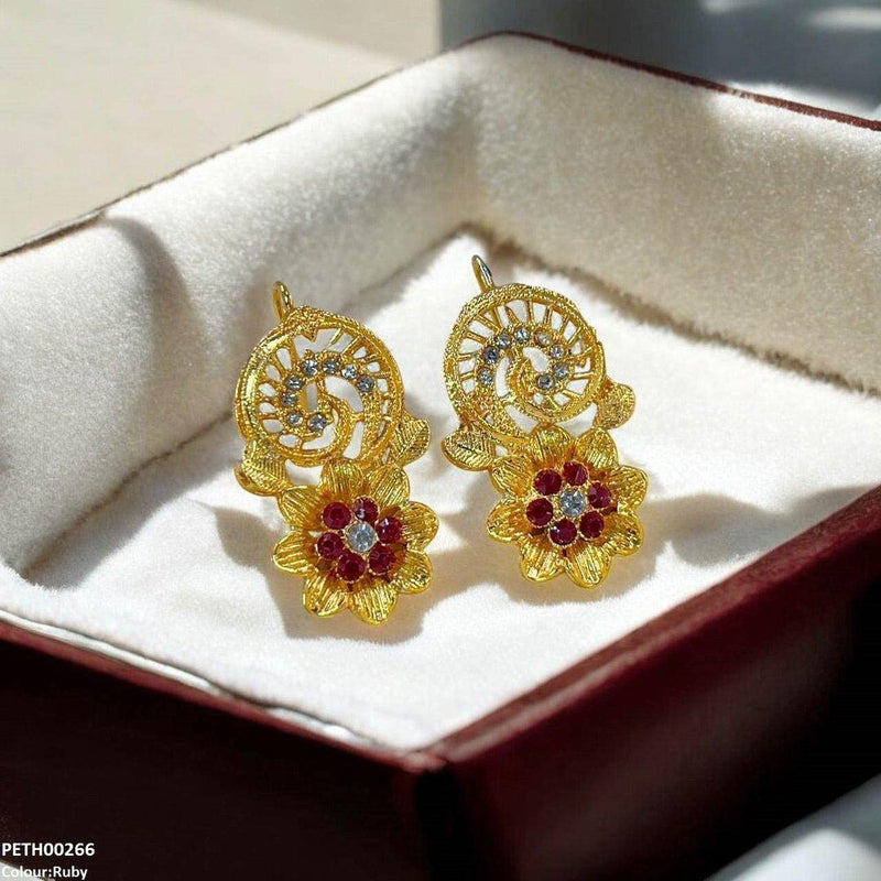Spiral Flower Tops Pair