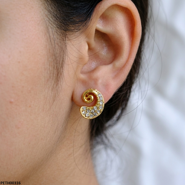 Swirl Stud Tops Pair