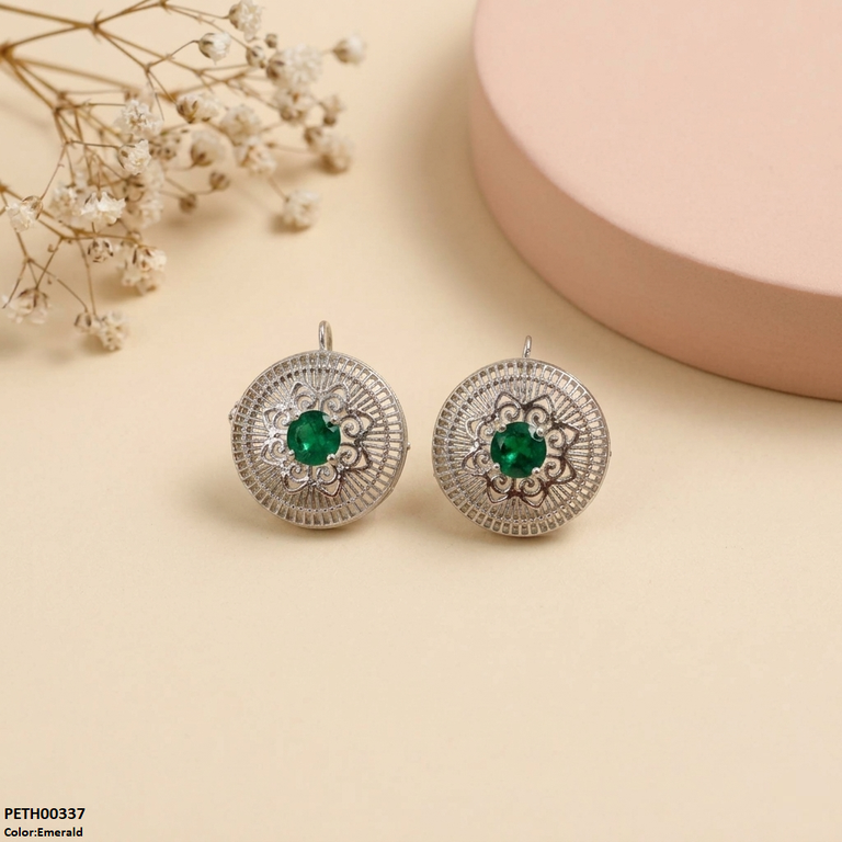 Round Flower Tops Pair