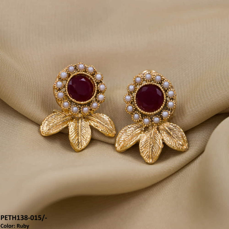 Round Leaf Tops Pair