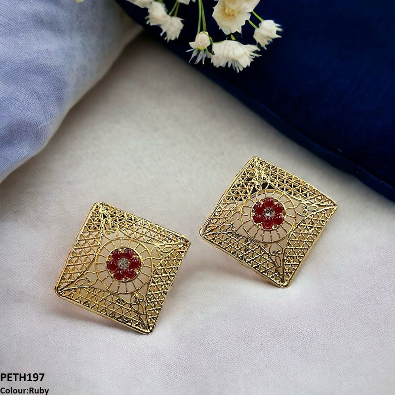 Flower/Square Tops Pair