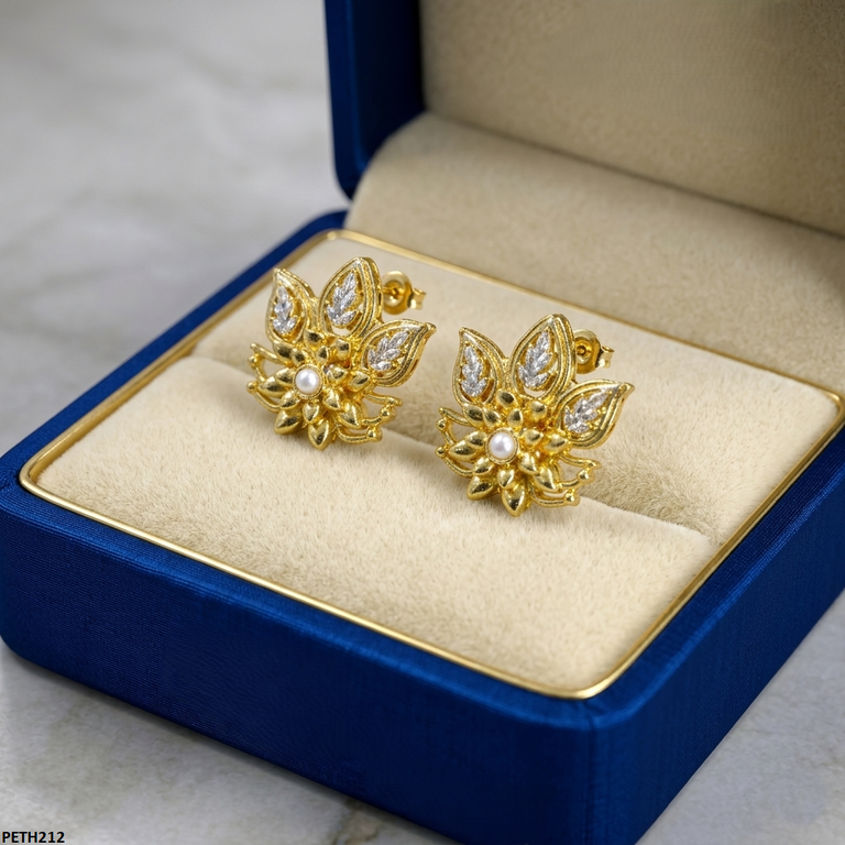 Leaf Flower Tops Pair