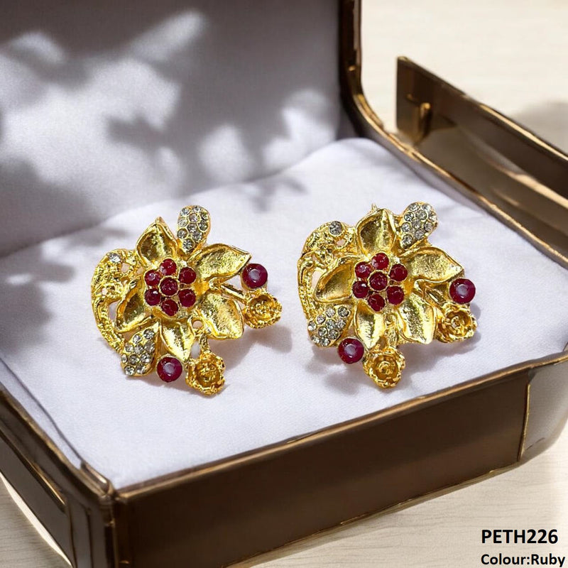 Leaf Flower Tops Pair