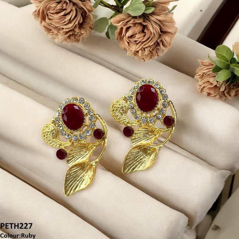 Double Leaf Oval Tops Pair