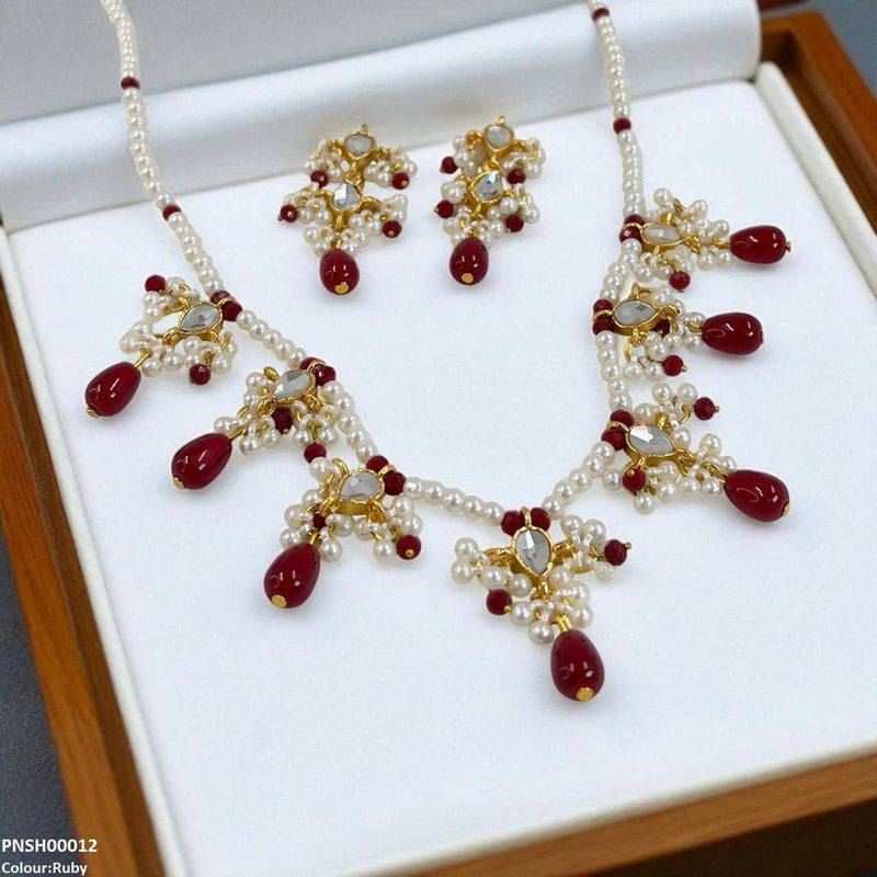 Pearl Drop Necklace Set