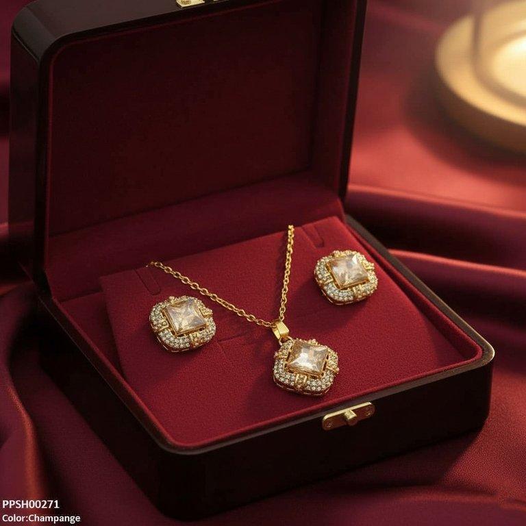 Square Pendant Set