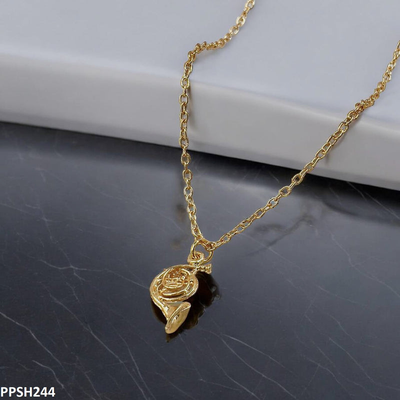 French Horn Pendant with Chain