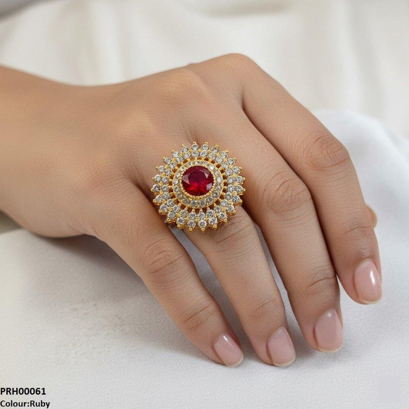 Round Marquise Ring Adjustable