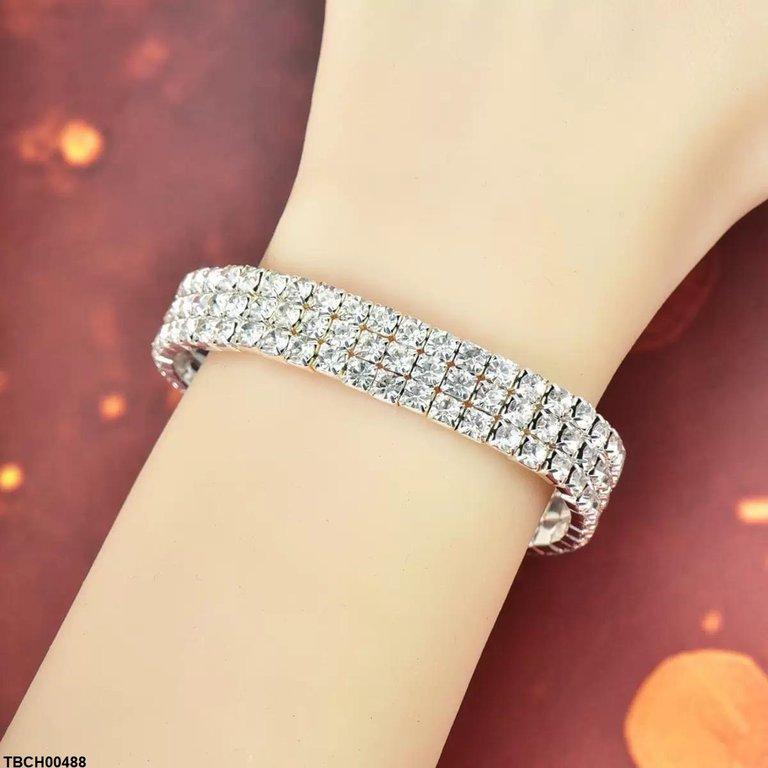 Zxs Round Stone Bracelet Adjustable