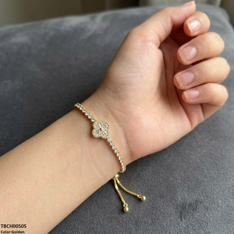 Flower Bracelet Adjustable