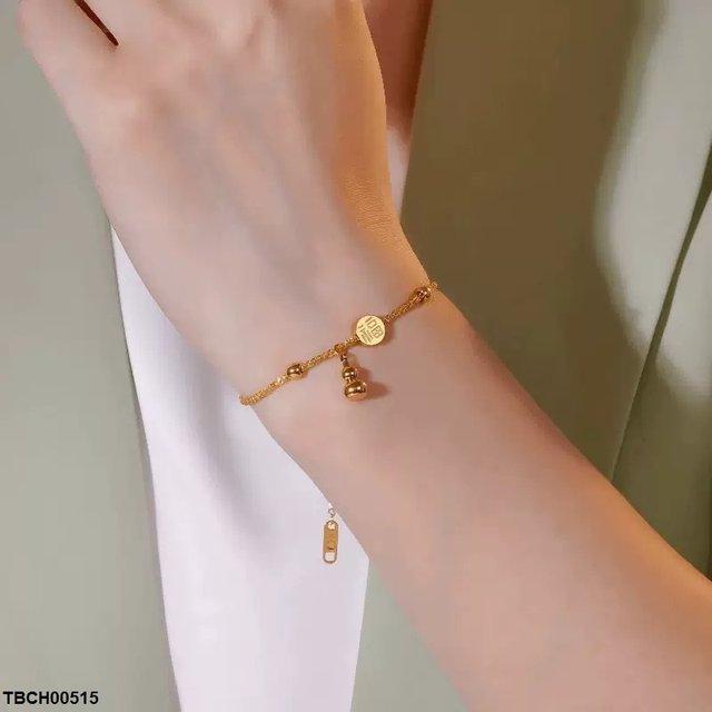 Stainless Steel Round Drop Bracelet
