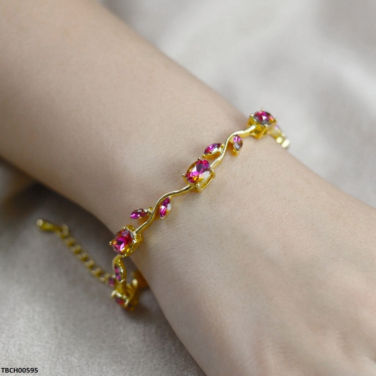 Tulip Leaf Stone Bracelet