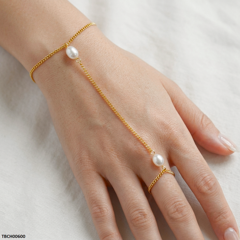 Stainless Steel Pearl Bracelet