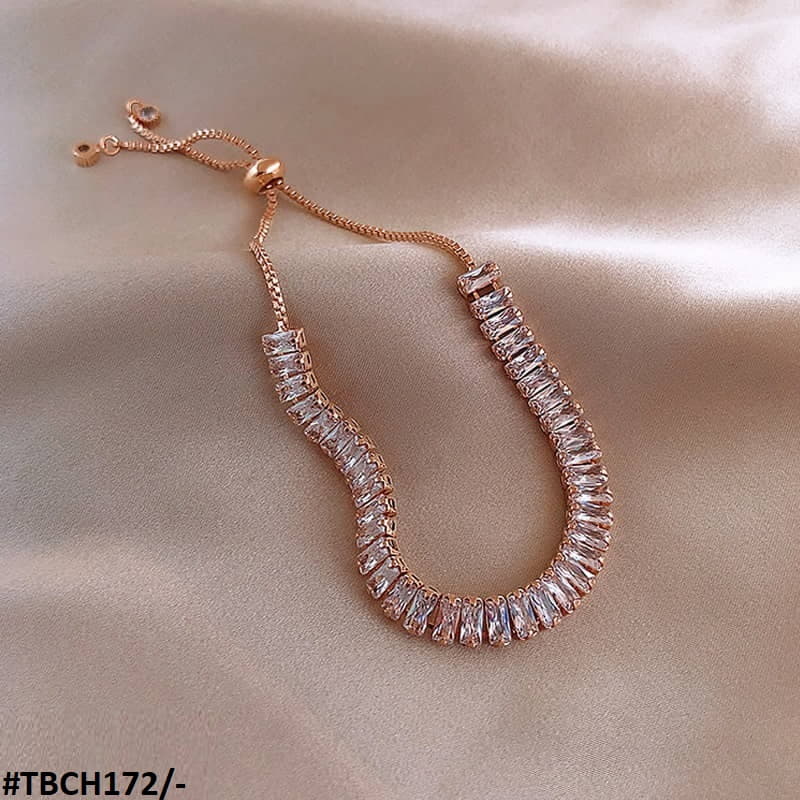 Baguette Joint Hand Bracelet Adjustable