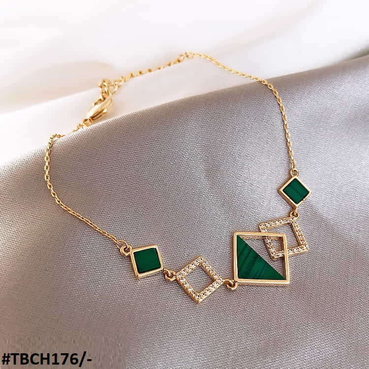 Frame/Box Link Hand Bracelet Adjustable