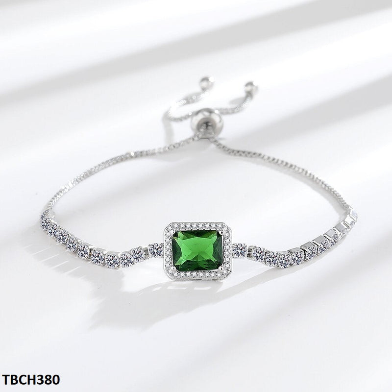 Rectangle Emerald Tennis Bracelet
