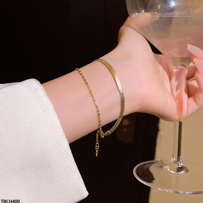 Double Chain Bracelet Adjustable