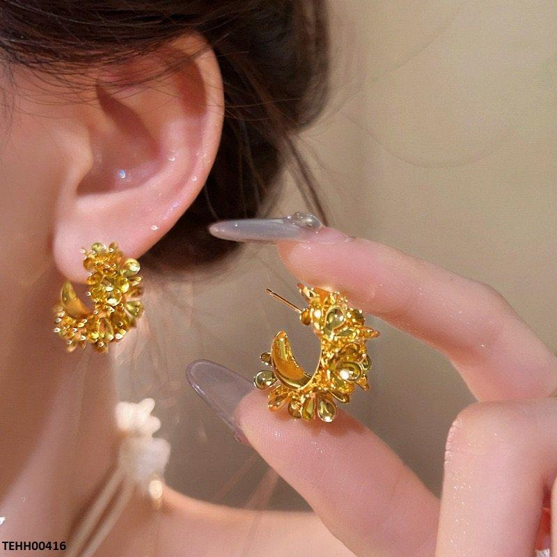 Hfj Casting Flowers Hoops Pair