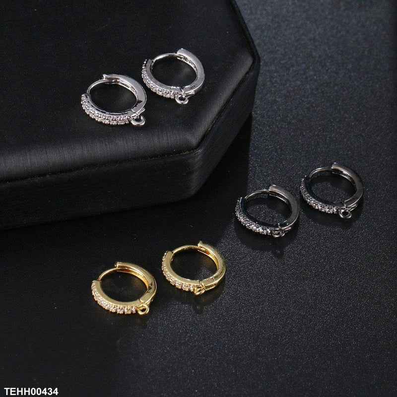 Round Ear Hoops Pair