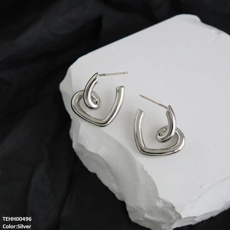 Curb Ear Hoops Pair