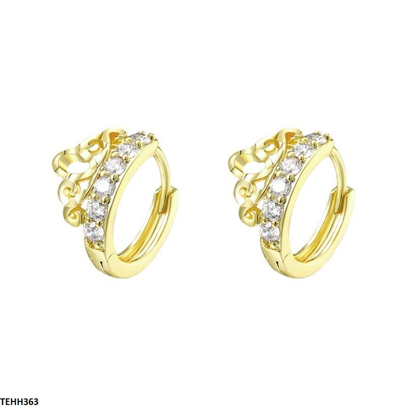 Xup Crown Hoops Pair