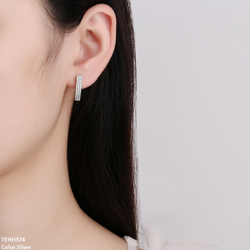 Stick Ear Hoops Pair