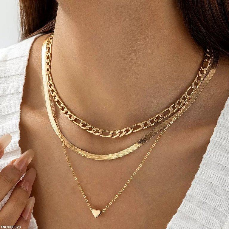 Heart Chain Link Necklace