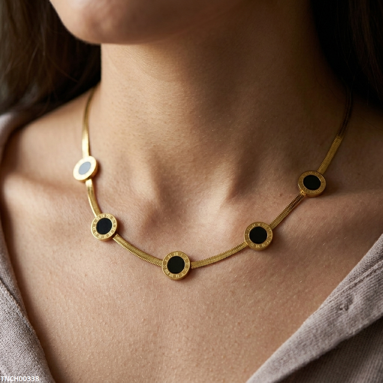 Stainless Steel Round Necklace