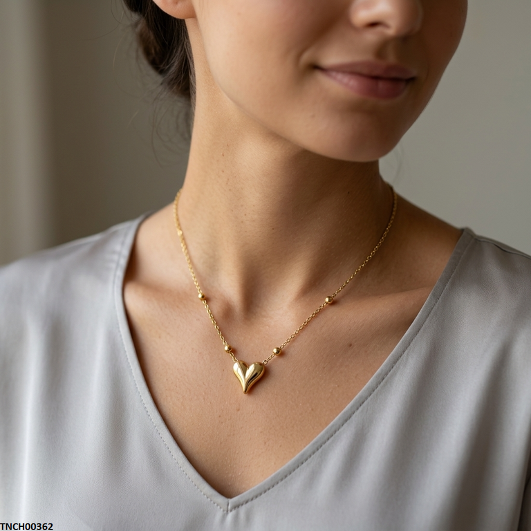 Stainless Steel Heart Necklace