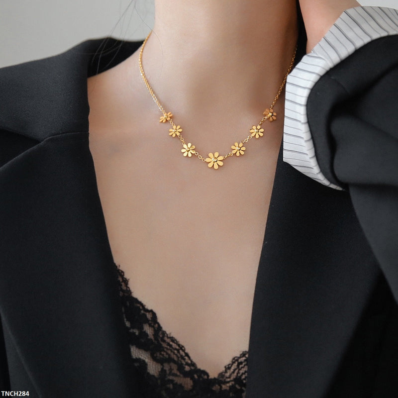 Flower Stainless Steel Necklace