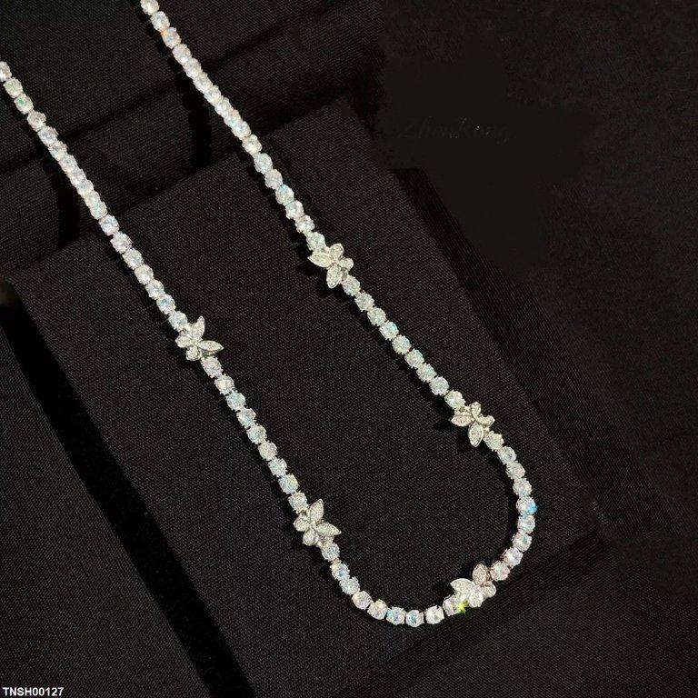 Butterfly Zircon Necklace