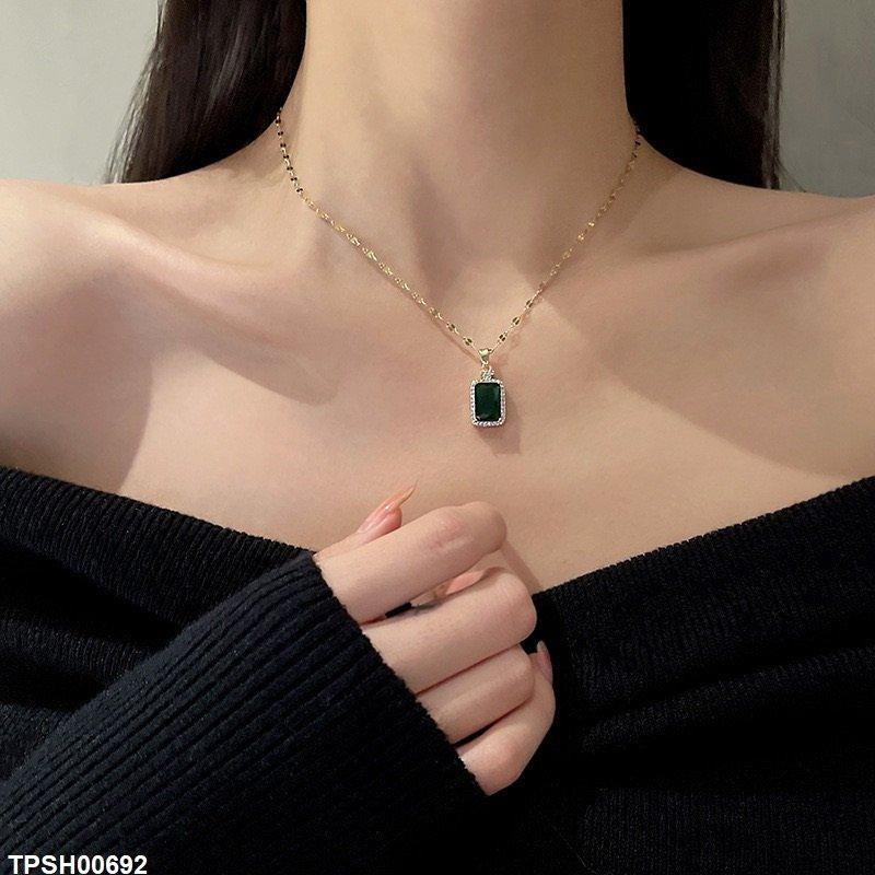 Imp Square Pendant with Chain