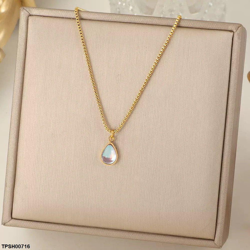 Stainless Steel Tear Drop Pendant