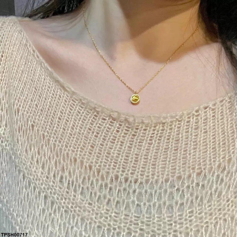 Stainless Steel Round Ball Drop Pendant