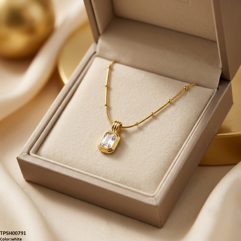 Stainless Steel Square Pendant