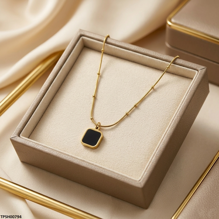 Stainless Steel Square Pendant